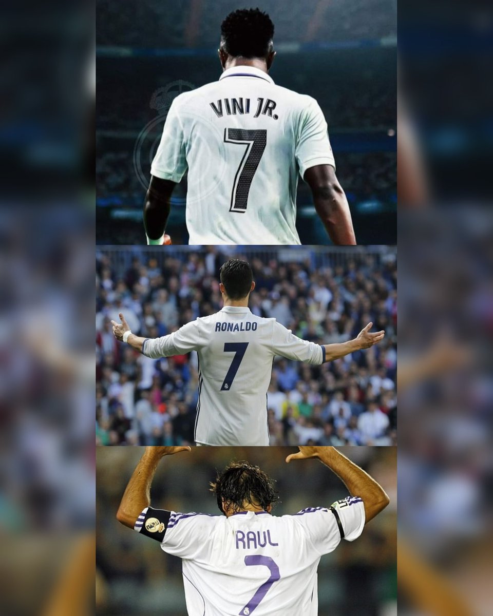 Ray_RMCF's tweet photo. It’s funny how Mr Champions League from every generation wears number 7 for Real Madrid.😂🤍 https://t.co/NCNZ1r0IDr
