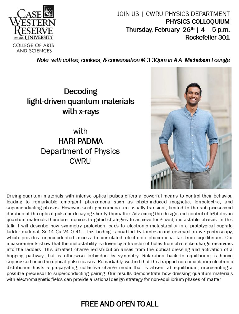 CWRU Physics tweet media