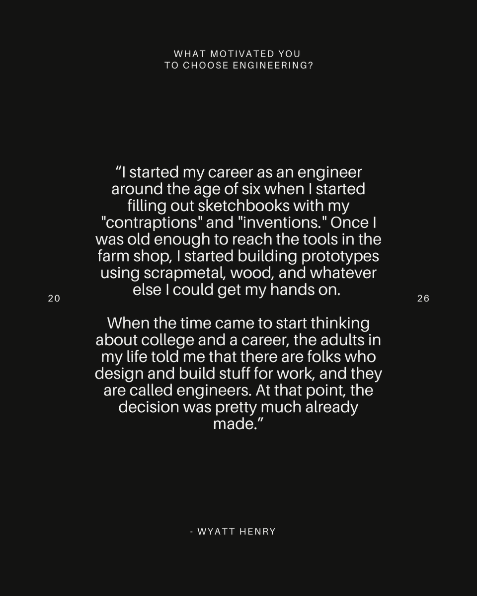 m3designthink's tweet photo. To celebrate our engineers this week here is the first round of our team members sharing their story on how they got to their careers. Stay tuned to hear more inspirational stories.

#nationalengineersweek2026 #productdesign #productdevelopment #engineering https://t.co/OfBpFwXJin