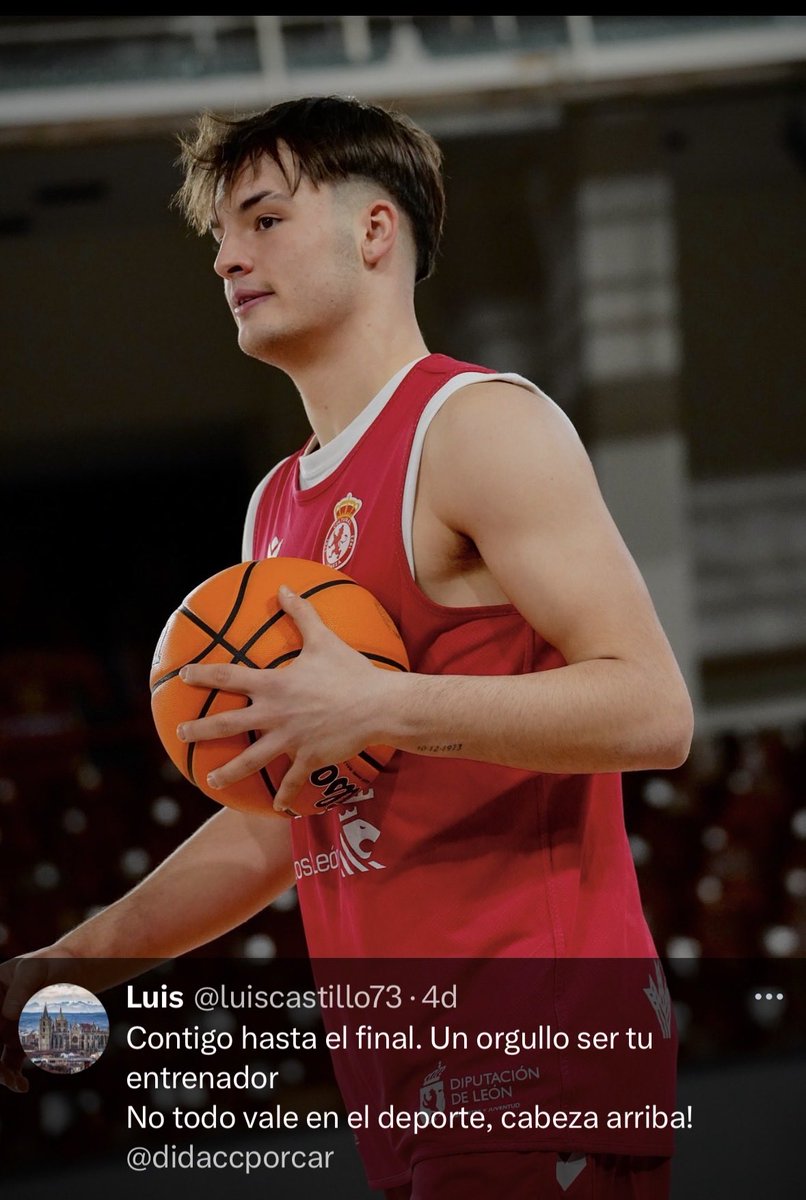 AlexCaba2112's tweet photo. La familia de la Cultural Leonesa de Baloncesto siempre contigo @didaccporcar. Siempre adelante orgullo de León. https://t.co/w4C3LmvDWz