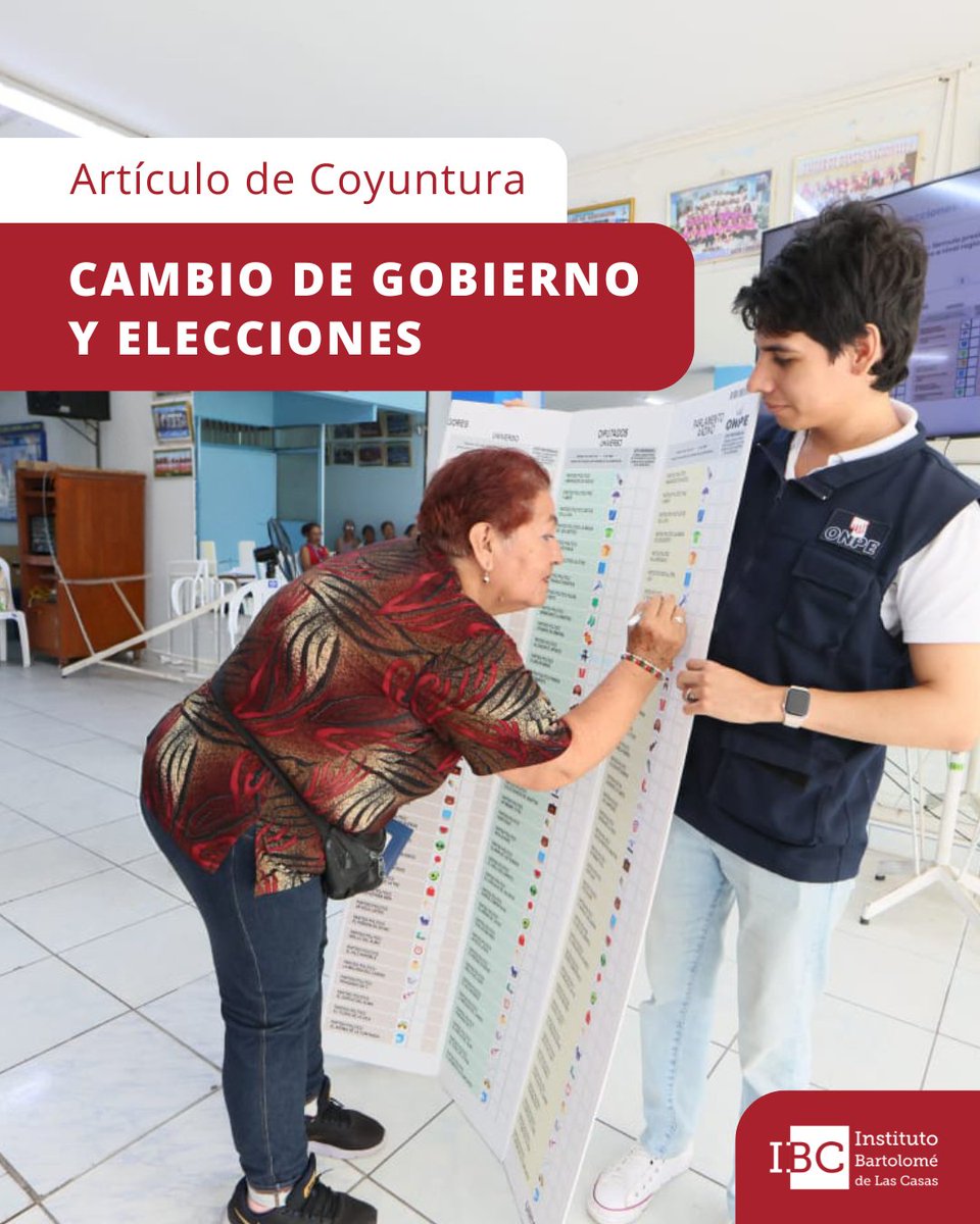 ✍️🏼Pilar Arroyo, analista política del IBC, reflexiona sobre los recientes cambios en el gobierno, la inestabilidad institucional y los desafíos de la campaña electoral en el Perú, así como las iniciativas que promueven un #VotoInformado
👉🏼bit.ly/4cNmpfS

#Elecciones2026