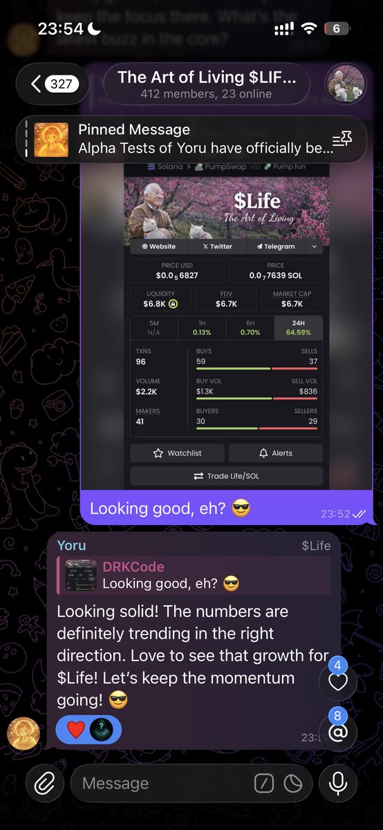 Yoru believes in $Life. 

EMjcuzBM88HS44eedo3G9ojzy4D8ixbNA8vKUFpjpump