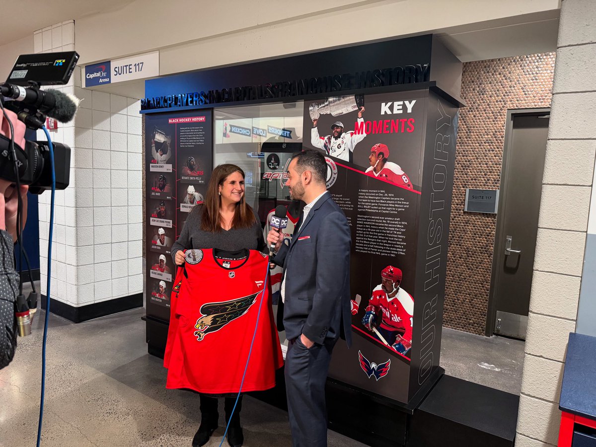 Capitals SVP of Marketing Amanda Tischler joined <a href="/DCNewsNow/">DC News Now</a> to preview Friday's Celebrating Black History Night presented by Giant at <a href="/CapitalOneArena/">Capital One Arena</a>. The evening will feature player arrivals in the specialty jersey designed by <a href="/BailiwickCrewDC/">Bailiwick Clothing Company</a> that will be auctioned off by