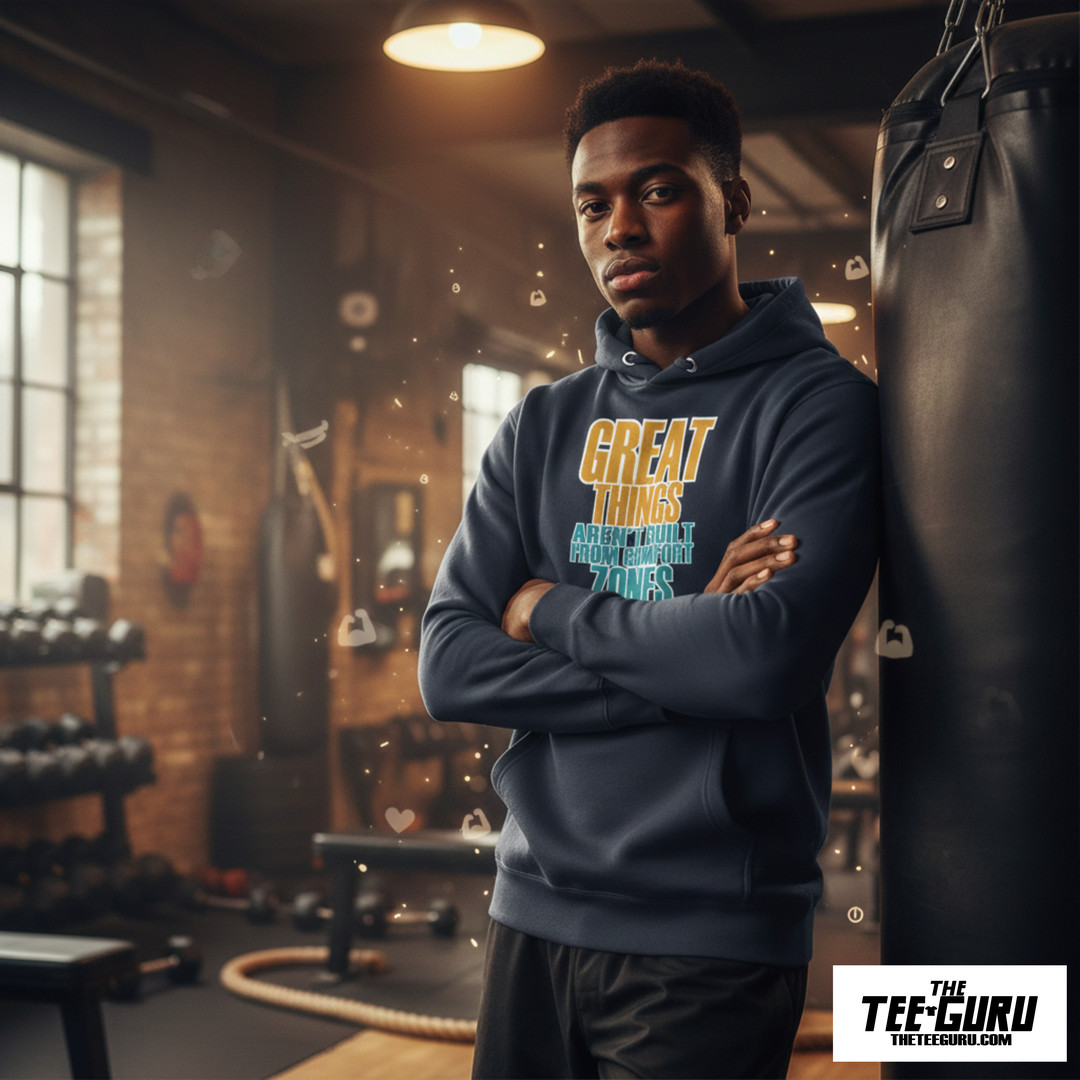 thelifted_Guru's tweet image. Greatness awaits outside your comfort zone! 🚀 Wear your motivation proudly with our inspiring hoodie! Tag a friend who's ready to level up! 🔥👕 Check it out: wix.to/g09Xj9X #ComfortZone #Empowerment #Style