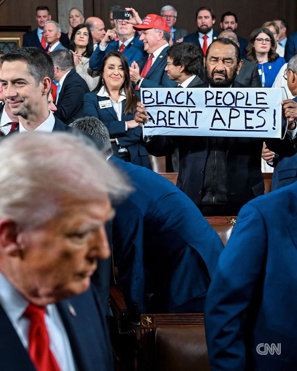 Well actually, all humans are apes. #AlGreen #StateOfTheUnion2026