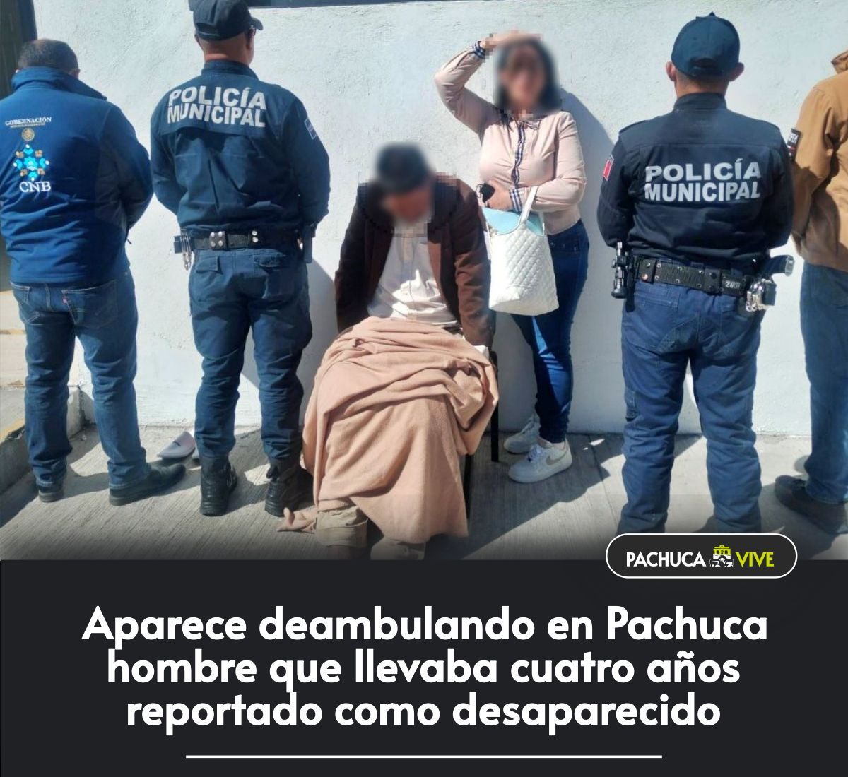 😮 Aparece deambulando en Pachuca hombre que llevaba cuatro años reportado como desaparecido
➟ pachucavive.com/?p=101744