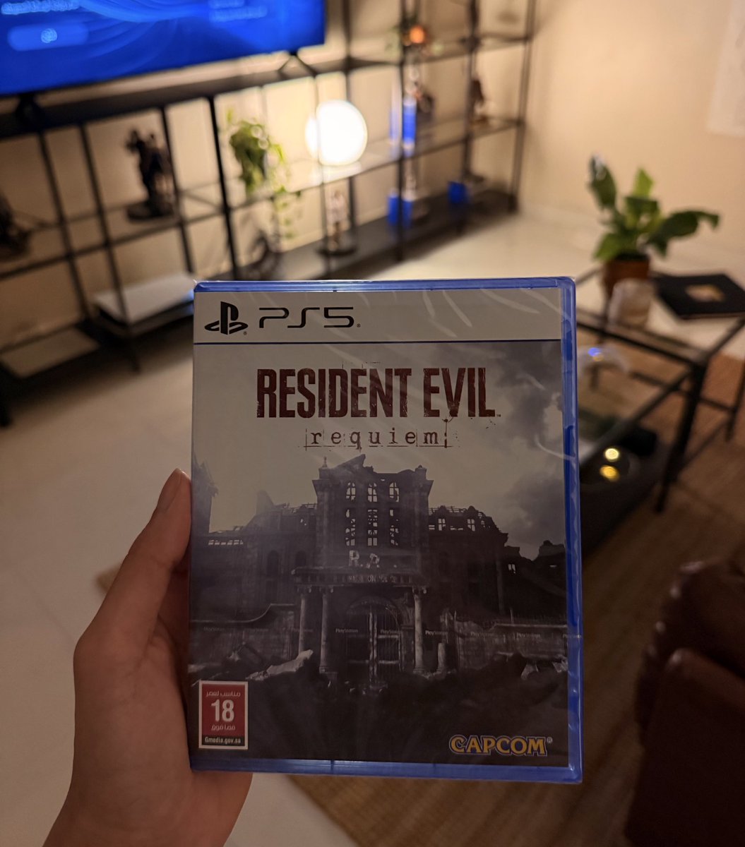 Gamer7dee's tweet photo. Finally it is here!!! 🔥😭
#ResidentEvilRequiem https://t.co/axfpCQkvYW