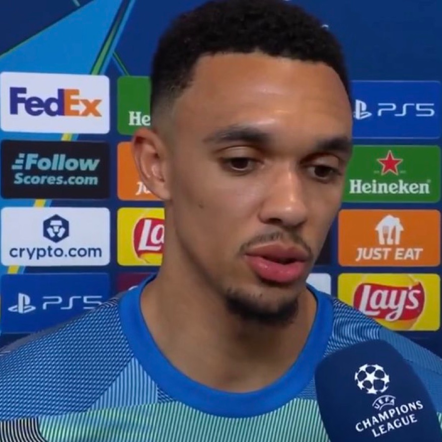 MadridXtra's tweet photo. 🚨 Trent: “Vini Jr. knows how good he is &amp; he likes to express it on the pitch.

We try to give him the ball as much as possible and let him do what he does best.

If he keeps playing this way, we have a much better chance of being successful.

He’s a game-changer, game winner.” https://t.co/s0fg2yQKIJ