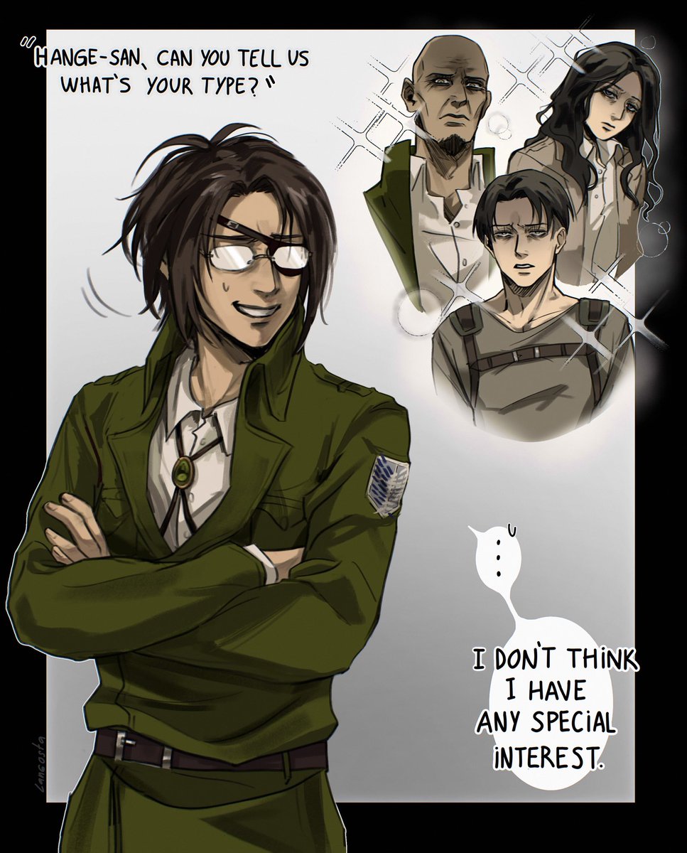 I see no pattern, absolutely none.

#AttackOnTitan #hangezoe
