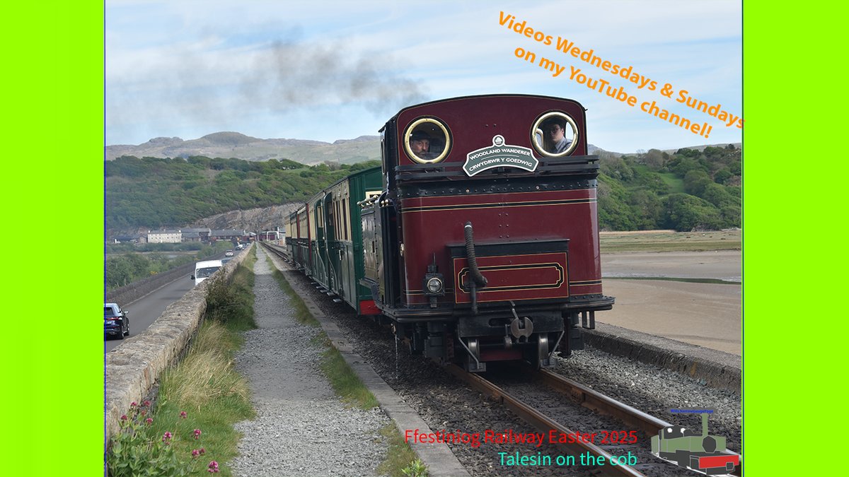 Ffestinog Railway Easter 2025 - Talesin on the cob. Check it out youtu.be/X69tNrsRQFU Thanks! <a href="/festrail/">Ffestiniog & Welsh Highland Railways</a>
