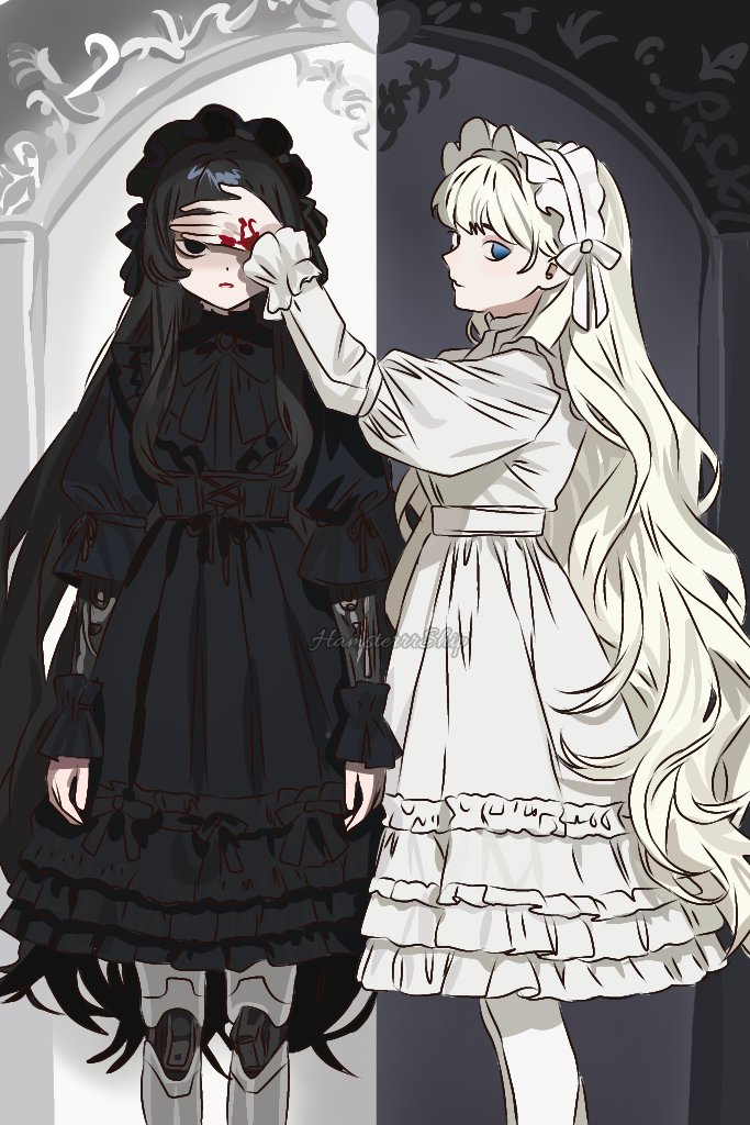 #GothicArt
#OCArtist
#DarkArt
#OriginalCharacter
#ArtTok

Delta and Hana
