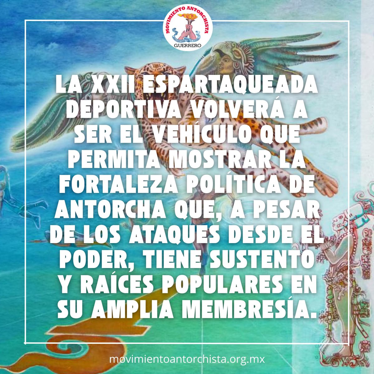 #EspartaqueadaDeportiva2026
OFICIAL 🔥 Antorcha convoca a XXII Espartaqueada Deportiva Nacional 2026 

*30 mil deportistas buscan competir en Tecomatlán, Puebla. 🏀⚽️🏐🏊🏽‍♀️
