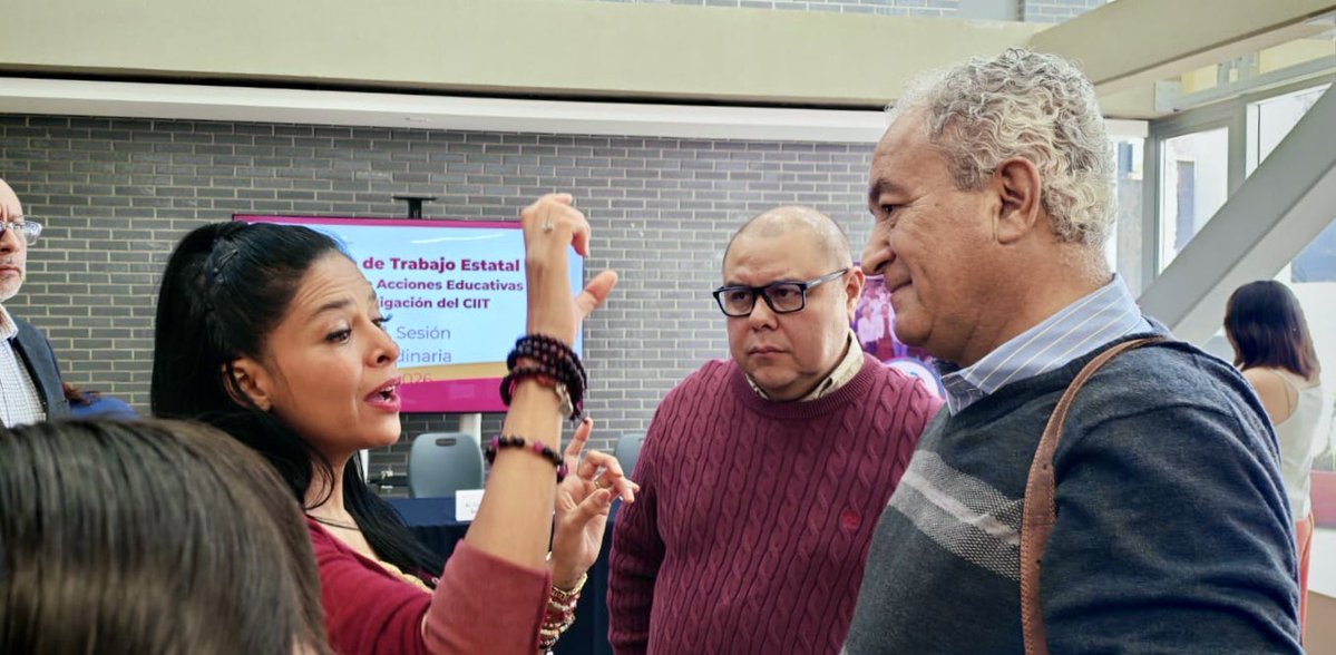 Hoy asistimos a la Primera Sesión Ordinaria 2026 del Grupo de Trabajo Estatal para la Planeación de Acciones Educativas y de Investigación del Corredor Interoceánico del Istmo de Tehuantepec 🙌🏼