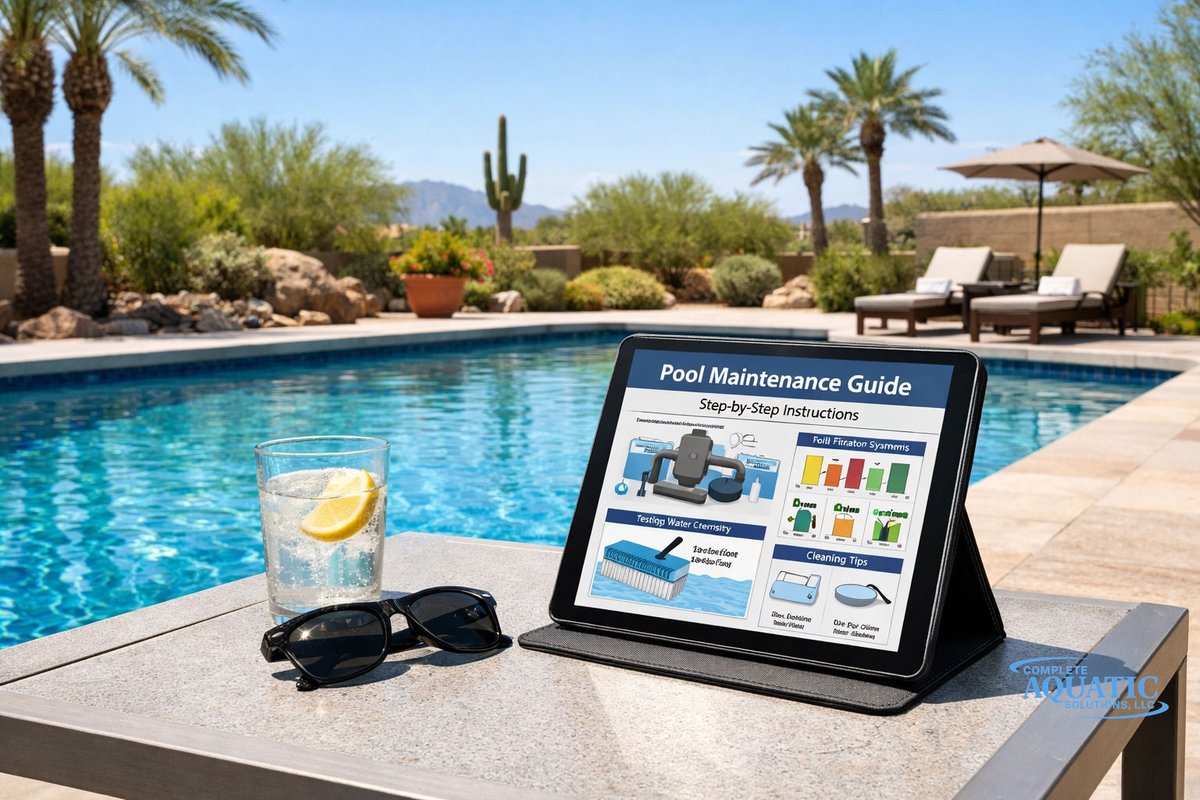 Caspoolcare's tweet photo. Stuck with a pool problem? Don't stress! 🛠️ Our website is packed with DIY resources and guides to help you troubleshoot common issues right at home. Visit us at https://t.co/VYqf2stwqL to learn more! #DIYPool #PoolRepair #MaricopaCounty https://t.co/vJ1JHOJt7V