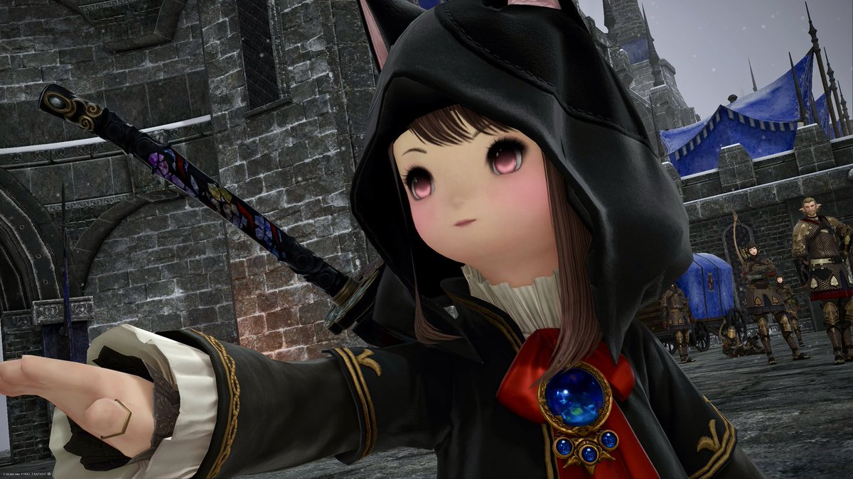 暗黒騎士あけたっ！
#ff14 #ララフェル