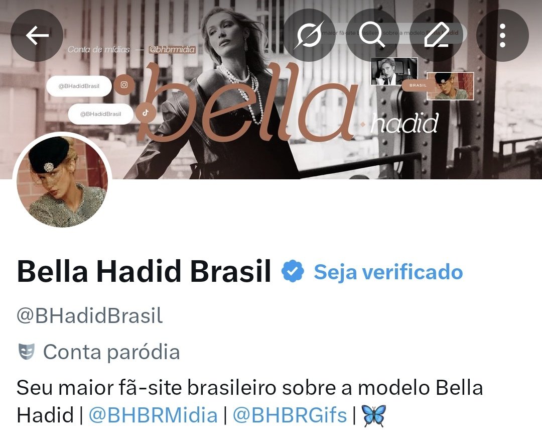 Bella Hadid Brasil tweet media