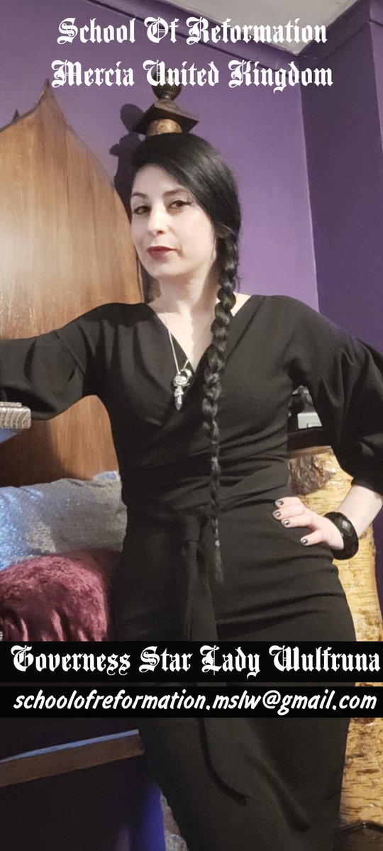 𝕲𝖔𝖛𝖊𝖗𝖓𝖊𝖘𝖘 𝕸𝖎𝖘𝖘 𝕾𝖙𝖆𝖗 𝕷𝖆𝖉𝖞 𝖂𝖚𝖑𝖋𝖗𝖚𝖓𝖆 
SOR | School Of Reformation🗝️
I'm Filled With Joy As I Hear Your Foot Steps I Tingle With Excitement As You Come Nearer &amp; Nearer Into My Prescence, Every Step Ever So Closer To Your Much Needed Awaiting Punishment.