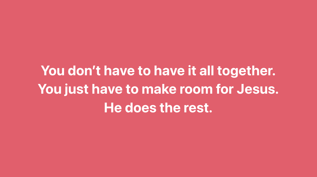 Jesus will do the rest. #FaithTalk995