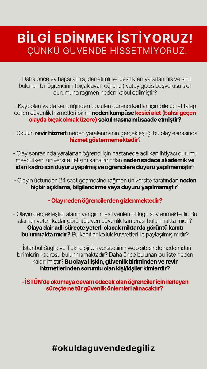 #okuldaguvendedegiliz