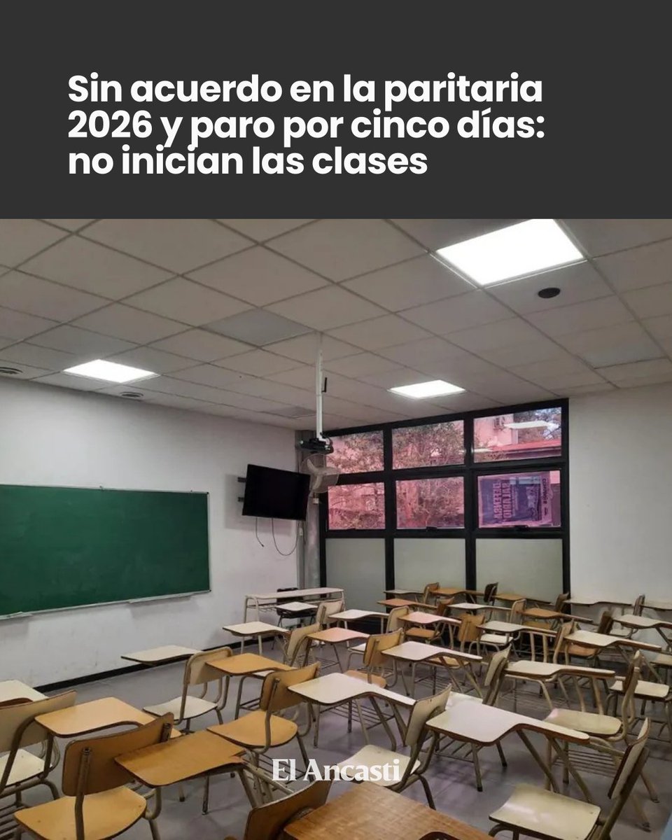CONFLICTO SALARIAL DOCENTE

📚 El Gobierno de la Provincia y la Intersindical Docente mantuvieron una reunión que dio inicio formal al diálogo paritario salarial 2026, en un encuentro que finalmente terminó sin acuerdo.

elancasti.com.ar