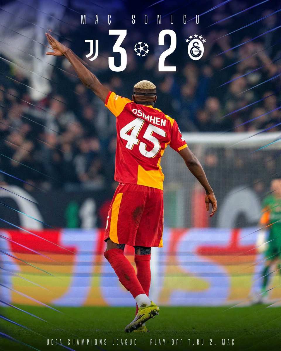 FirinHilmi's tweet photo. 🤲🇹🇷ELHAMDÜLİLLAH 🇹🇷🤲
🇹🇷 ⚽ 🇹🇷GALATASARAY SON 16'DA!🇹🇷 ⚽🇹🇷

Şampiyonlar Ligi Play-Off Turu'nda ilk maçı 5-2 kazanan Galatasarayımız , deplasmanda 3-2 mağlup olmasına rağmen Son 16 Turu'na kaldı. https://t.co/9HoqDcQdrG