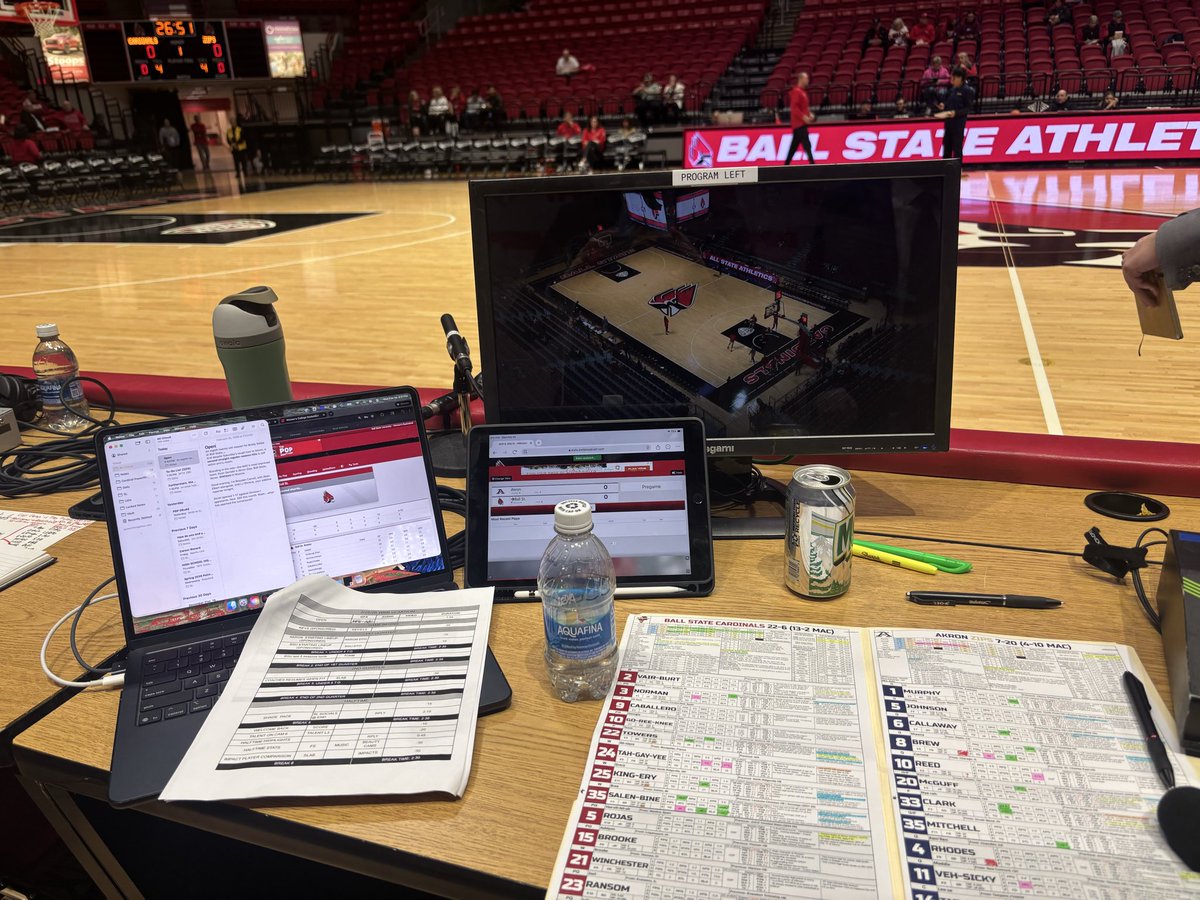 braydendcarroll's tweet photo. Women's hoops tonight on ESPN+! Ball State hosts Akron, tip-off at 6:30 with @RoenElbert and @LJshrieve 🏀📺

@bsusportslink @STAAtalent https://t.co/7WsIupP23H