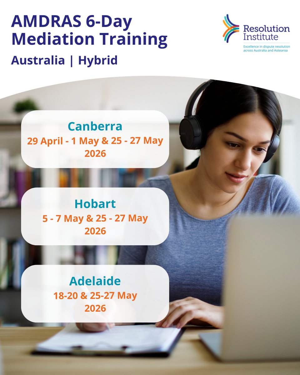 Resolution Institute - dispute resolvers tweet media