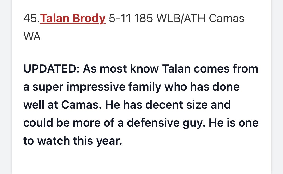 Talan Brody 2029 LB/ATH 🇿🇼 tweet media