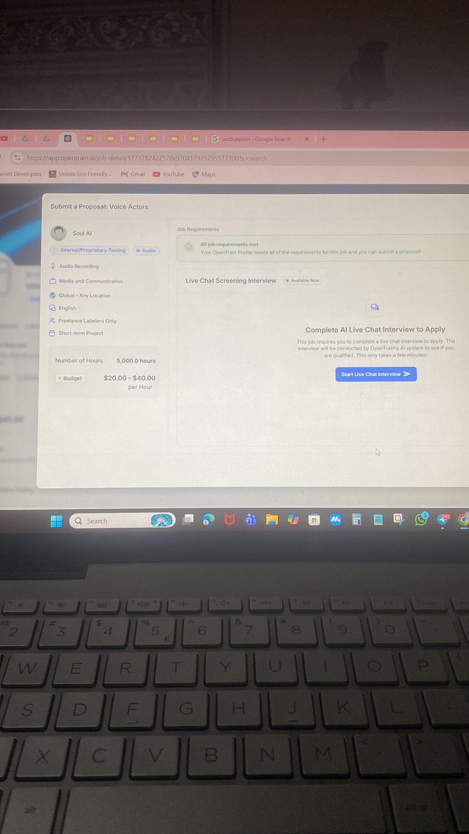 I’m In The Process Of Applying Myself (If you want to win, you gat to work like your life depends on it).

I tell people I do 50-100 applications weekly. I’m not capping👌

✅Link to apply; app.opentrain.ai/job-detail/177…