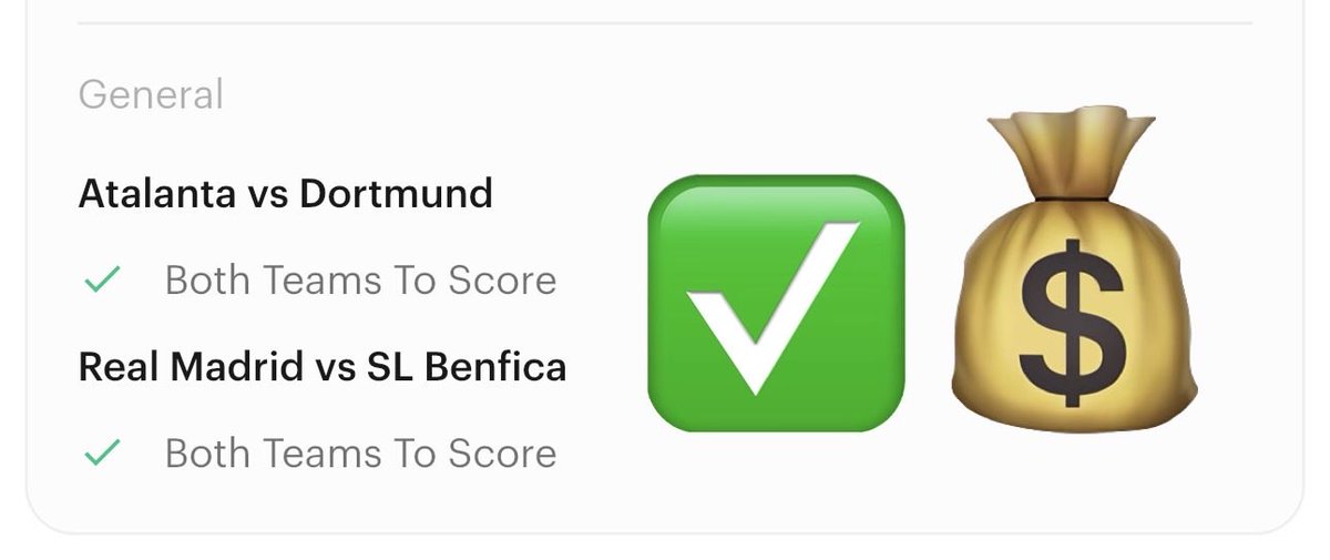 Easy W ✅ 

#UCL #Soccer #GamblingX #BettingTips