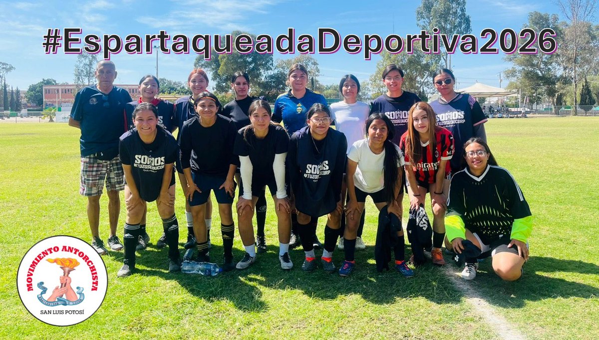 Más de 30 mil deportistas de todo México se reunirán en Tecomatlán, Puebla. Y San Luis Potosí dice ¡PRESENTE! con una delegación fuerte y preparada. ¿Quién se apunta a apoyar? 📣 #EspartaqueadaDeportiva2026