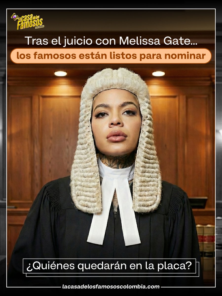 ¡Terminó el JUICIO con Melissa Gate en La casa de los famosos Colombia! 👩🏼‍⚖️ Ahora, los famosos están listos para nominar ESTA NOCHE. 😨¿Quiénes quedarán en la placa? #lacasadelosfamososcol3