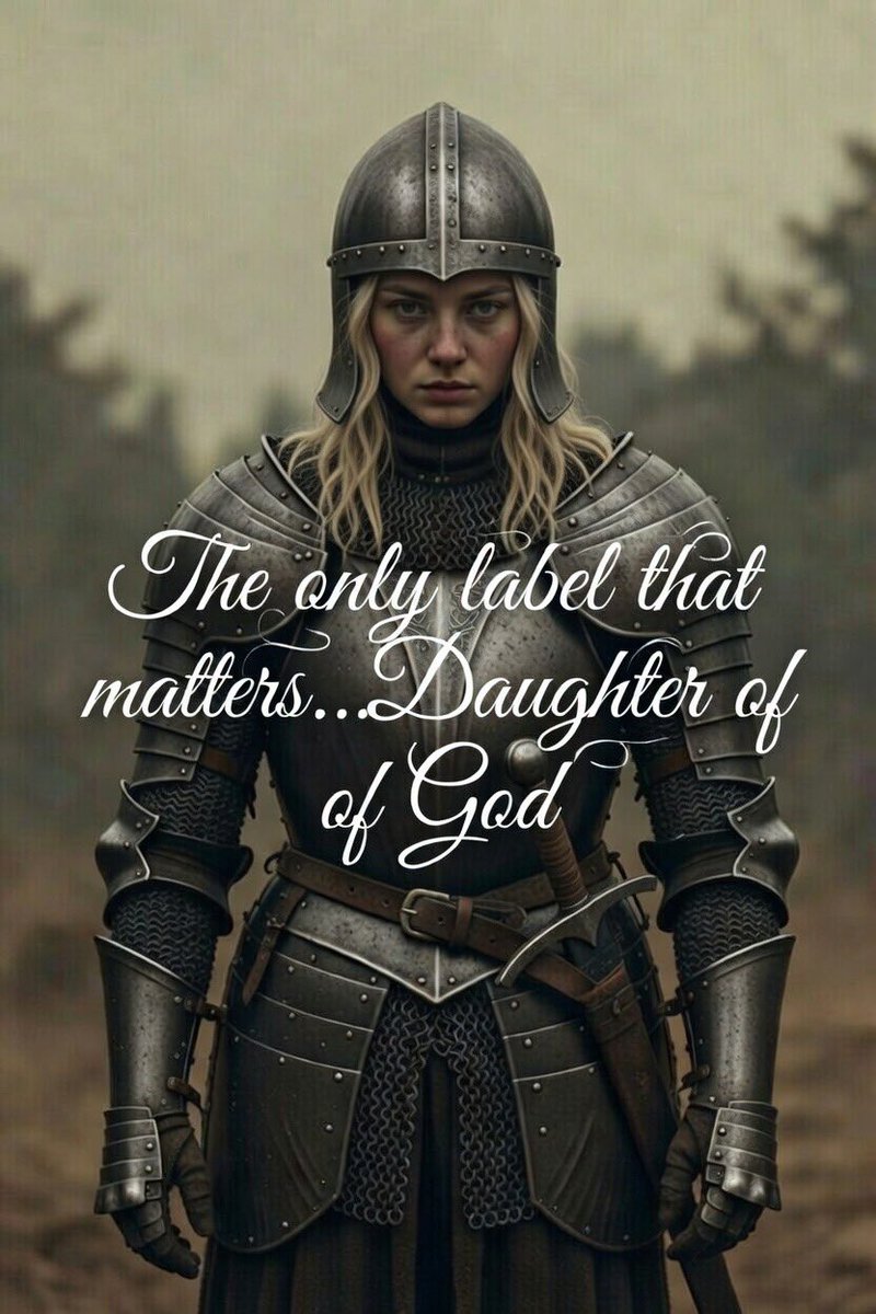 Call me anything you want. 
I am the daughter of a King. 
Fully armored. 
He has me. 🙏🏼