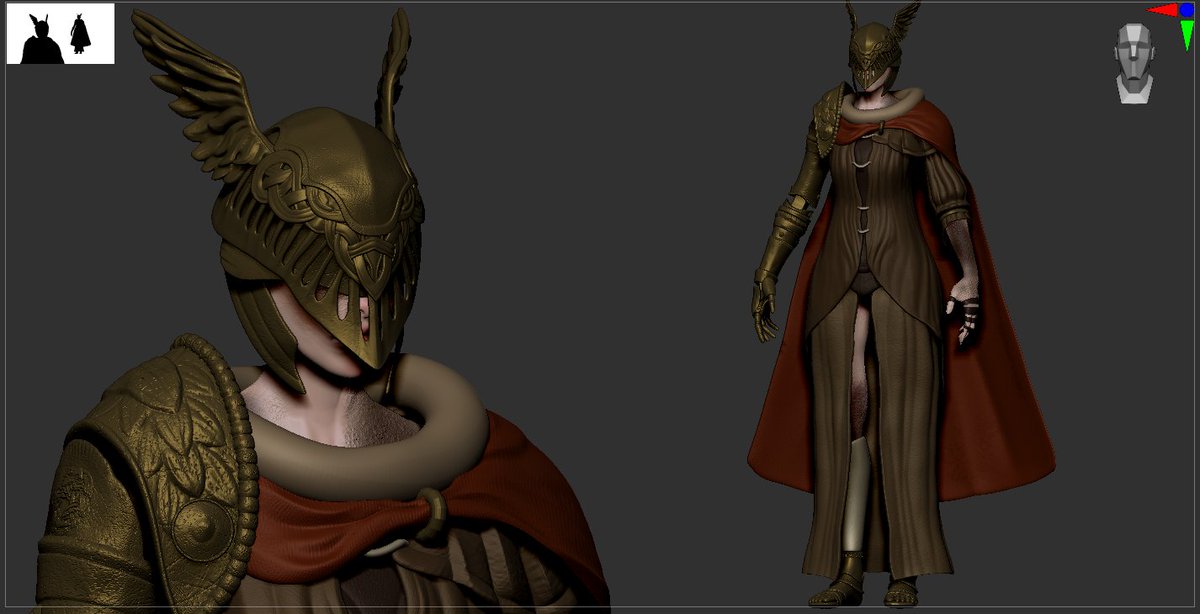 Gab_Mar121's tweet photo. Wip 2, malenia is almost done!!!!! 🔥🔥🔥

#3DArt #CharacterArt #GameArt #AAA #SoulsLike #EldenRing #FanArt #ZBrush #Blender3D #DigitalSculpting #HardSurface #GameDev #RealtimeArt #CGI #HighPoly  #WIP https://t.co/3ihDdwUuNl