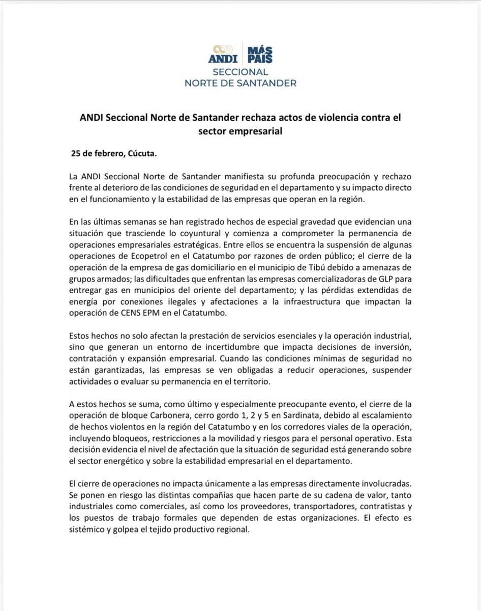 ANDI Norte de Santander tweet media