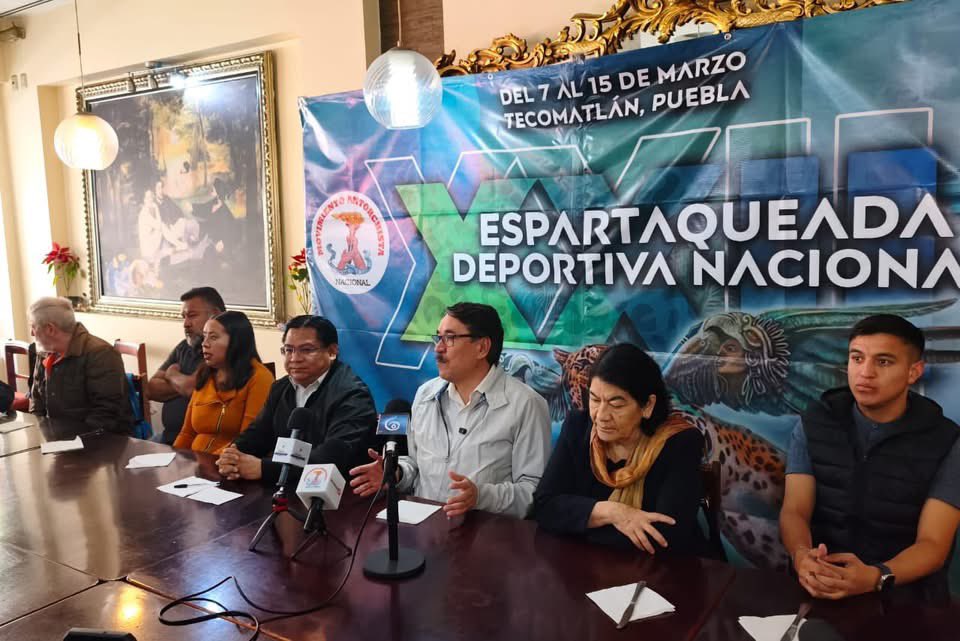 GloriaBritoN's tweet photo. Hoy anunciamos que l espartaqueada deportiva se llevará a cabo en del 7 al 14 de marzo en Tecomatlán, Puebla. Todos están invitados. #EspartaqueadaDeportiva2026 https://t.co/ZwZdMDWC4v