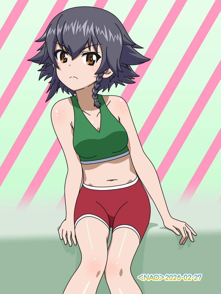 ペパロニ(ガルパン) 「ガルパン GuP garupan のペパロニです 拗ねてます」|＜ＮＡＯ＞ pixivでrequest待ってます!のイラスト