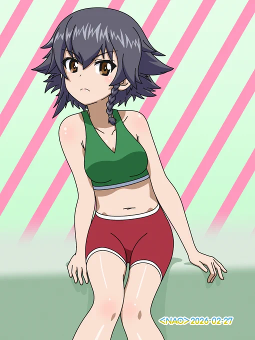 ガルパン GuP garupan のペパロニです 拗ねてます