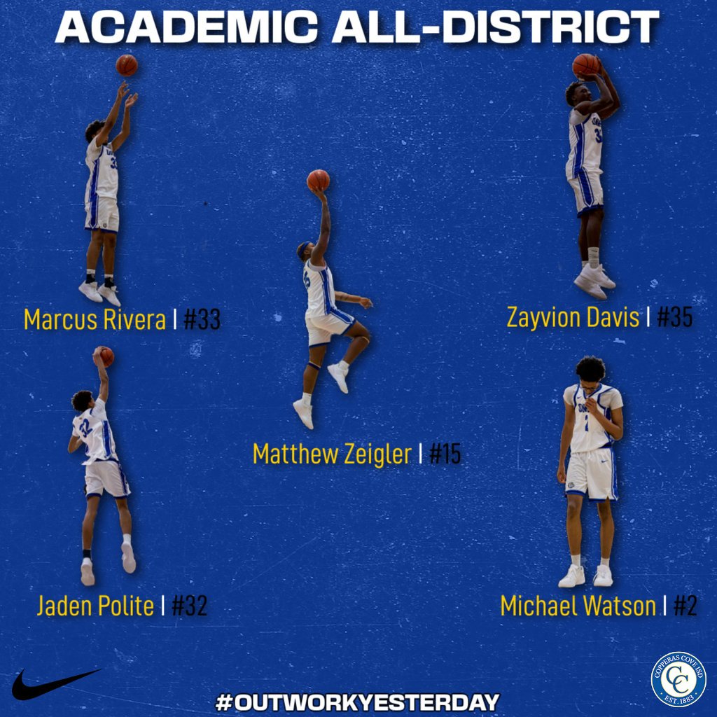 Congratulations to our boys basketball players who received All District honors.