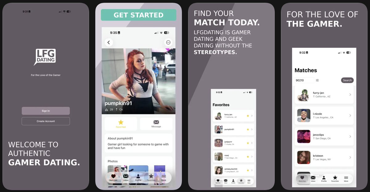 LFGdating (.com, iOS, Android) tweet media