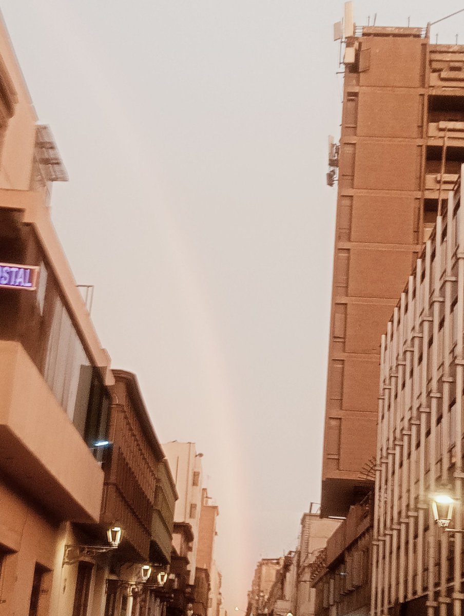 Arcoiris hermoso en Lima