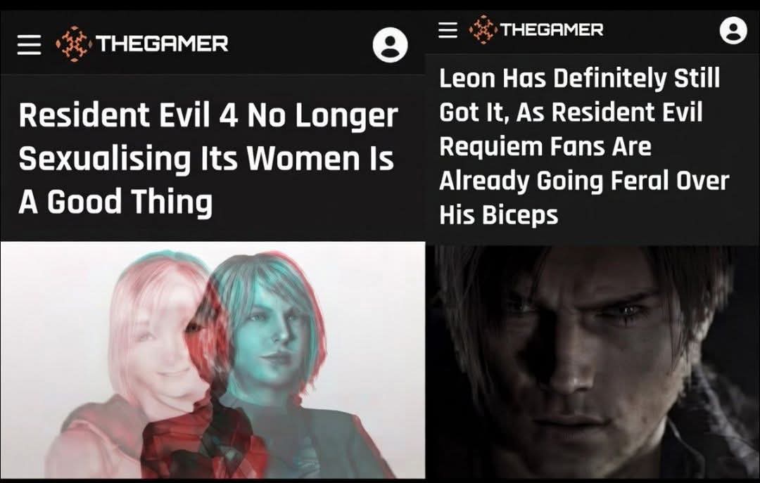 If gaming journalists didn't have double standards they'd have no standards at all.