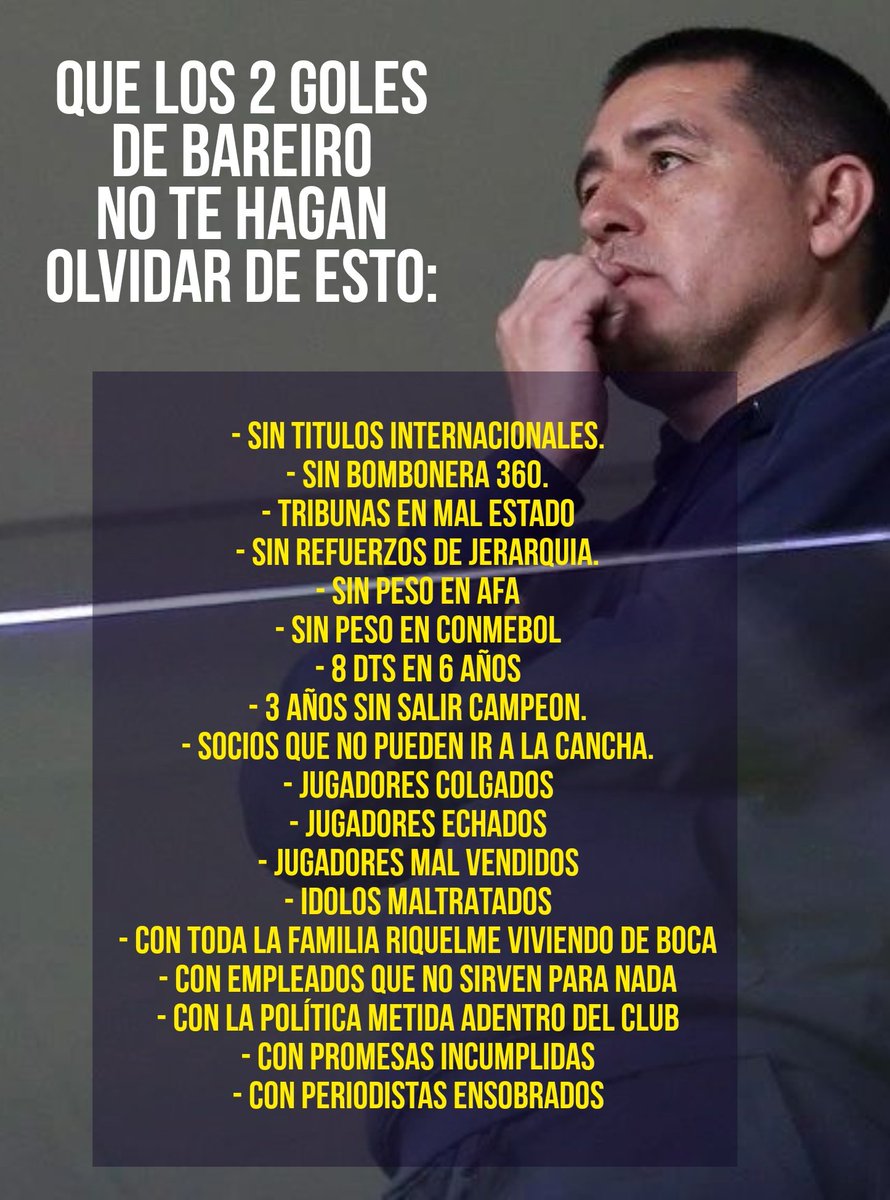 Que los 2 goles de Bareiro, no te hagan olvidar de ésto.