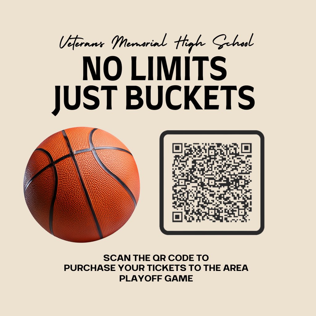 SAVeteransHS's tweet photo. 📣LET’S PACK THE STANDS!
This Friday, Feb. 27 at 8:00 PM at the Alamo Convocation Center.
Bring your energy, bring a friend, and let’s show out for our boys! 🔴⚪🔵
Scan the QR code to grab your tickets and spread the word!
#PatriotNation #LevelUpLearning #JudsonISD
🔥🏀💥 https://t.co/5EKcL0xKAA
