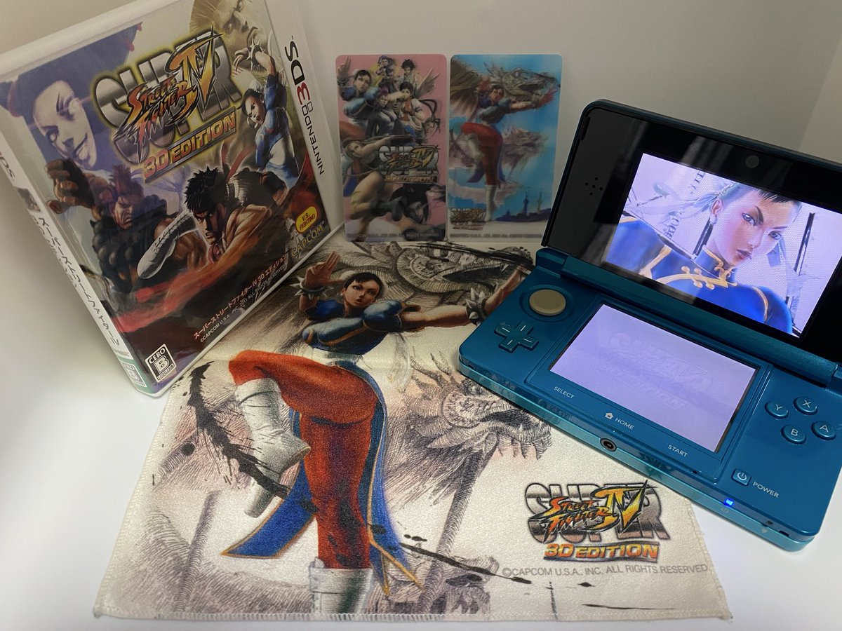 RyuSho_7's tweet photo. 2011年2月26日発売。
『ニンテンドー3DS』    『スーパーストリートファイターⅣ  3Dエディション』
ディージェイフィギュア集め楽しいぃ！
15周年おめでとうございます！ https://t.co/ffMBlGRYJt