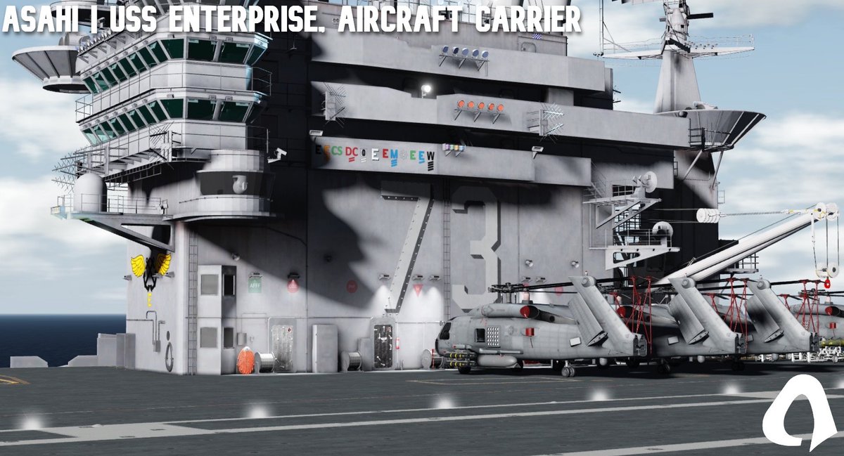 AsahiTech_RBLX's tweet photo. USS Enterprise, Aircraft Carrier
Step into the heart of naval warfare with USS Enterprise, the ultimate Roblox military experience set in the waters off a strategic Middle Eastern island!
#ROBLOX #robloxstudio #rotech #devs https://t.co/Nib5FzcNqm