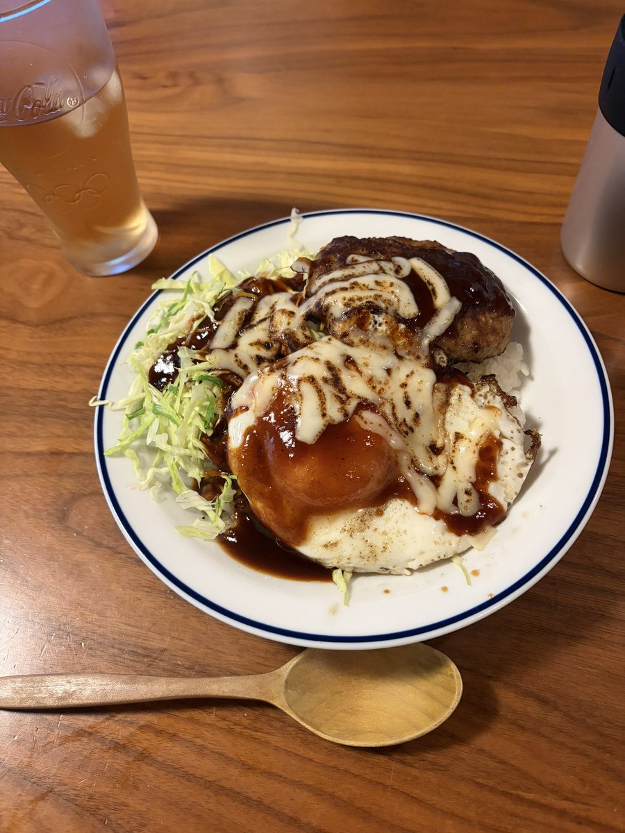 チーズロコモコ丼🌺