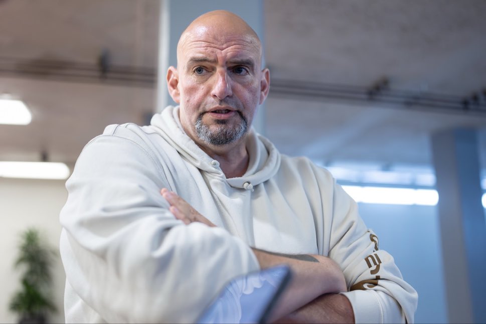 John Fetterman was one of the only Democrats to stand for Iryna Zarutska and Erika Kirk last night.

He should join the Republican Party.