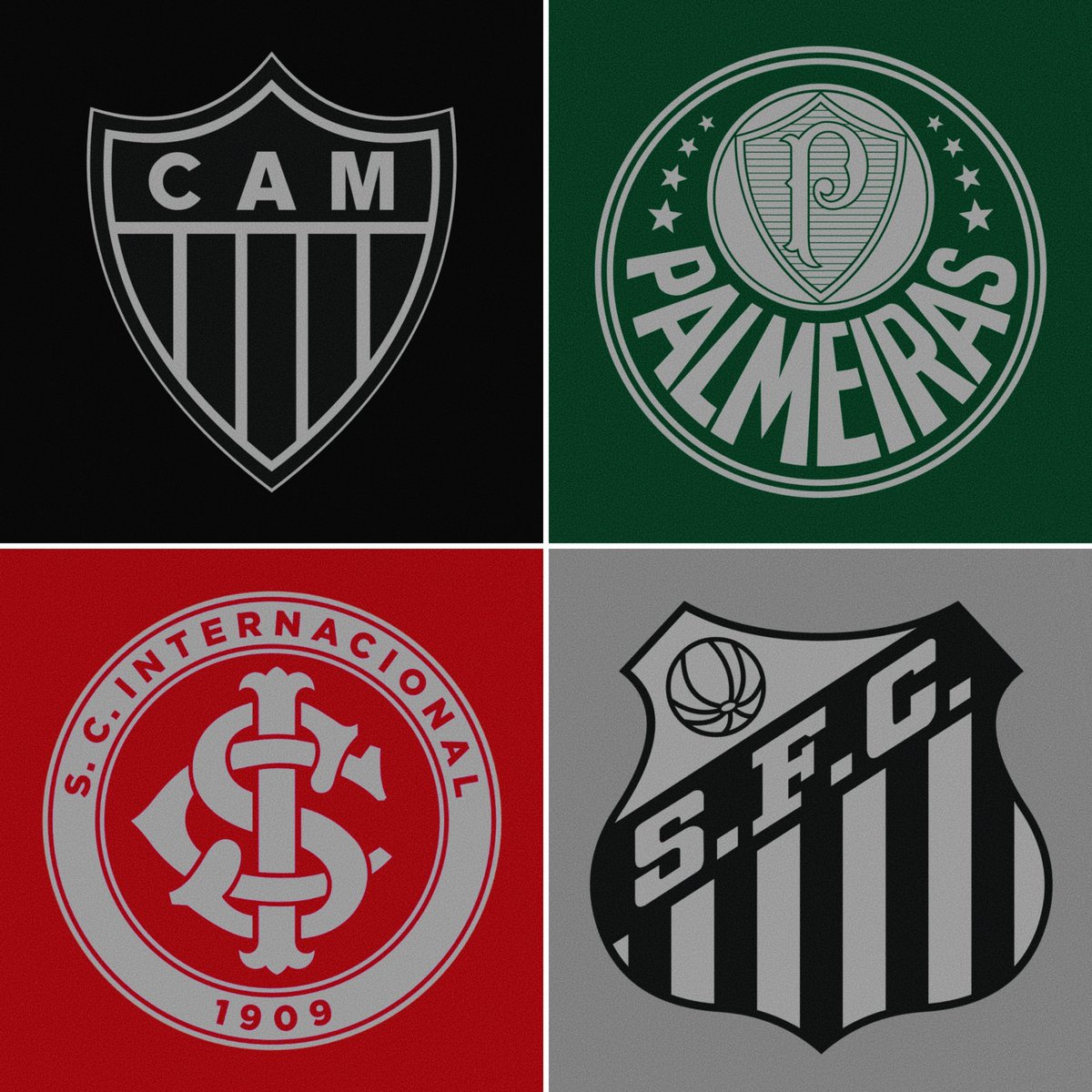 TÍTULOS SEM PATROCINADORES :
 
3️⃣0️⃣ - 🐓 Atlético-MG
3️⃣0️⃣ - 🐷 Palmeiras
2️⃣9️⃣ - 🇦🇹 Internacional
2️⃣9️⃣ - 🐳 Santos
2️⃣8️⃣ - 🇭🇺 Fluminense
2️⃣5️⃣ - 🇦🇱 Flamengo
2️⃣4️⃣ - 🇪🇪 Grêmio
2️⃣3️⃣ - 🦊 Cruzeiro
2️⃣1️⃣ - 🦅 Corinthians
1️⃣9️⃣ - ⭐ Botafogo
1️⃣9️⃣ - 💢 Vasco
1️⃣4️⃣ - 🇾🇪 São Paulo
 
📊 Noite de