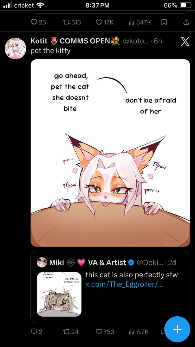 JackTheProto101's tweet photo. Well now Helicopterfood/Kuru is being called out for copying backgrounds now? Witch is really a nothing burger since users on X literally do the same thing like in this screenshot below they are both the exact same meme but with different OCs https://t.co/Xniy2jP2Vx